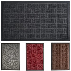 Rectangle Polyester Carpet Doormat-Embossed Type