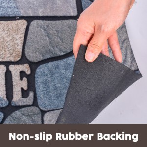 Heavy Duty Flock Rubber Doortmat