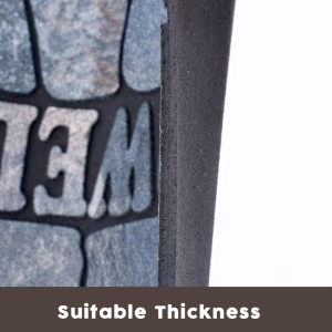 Heavy Duty Flock Rubber Doortmat