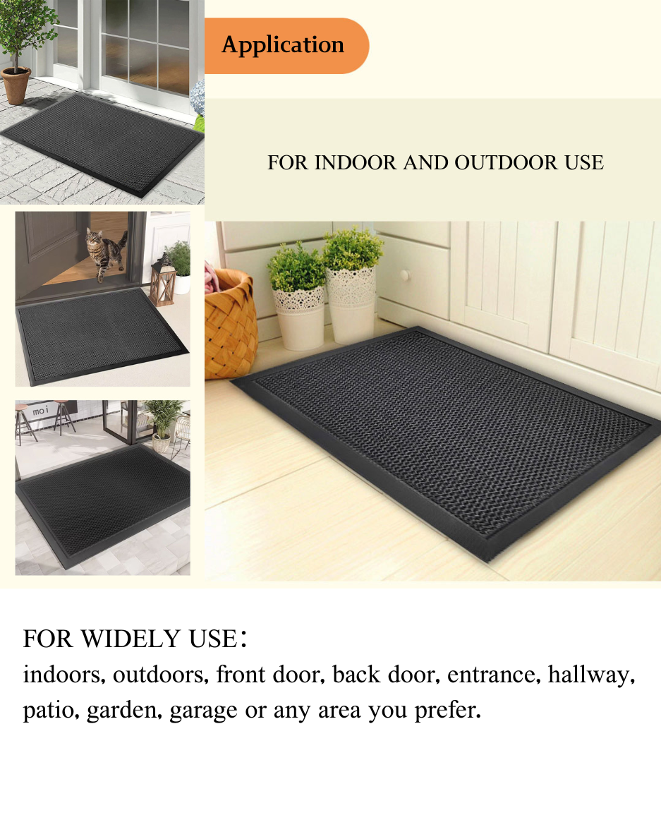 Elastic sick doormats application