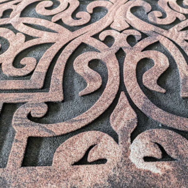 half round doormat 12